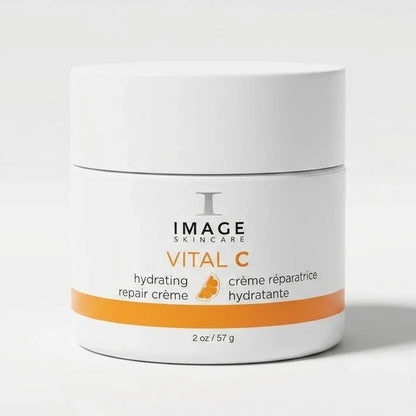 IMAGE Skincare Vital C Hydrating Repair Crème 2 oz / 57g Vitamin C Facial Moisturizer for Dry &amp; Sensitive Skin