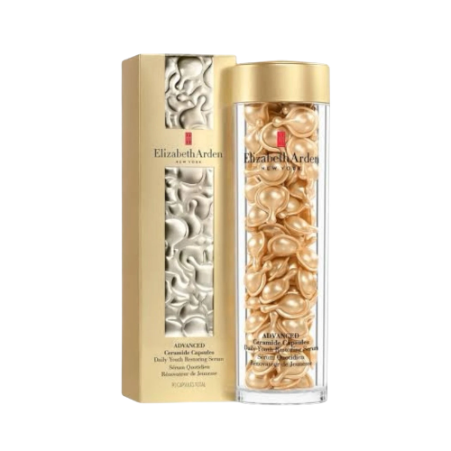 Ceramide Face Serum Capsules for Skin Barrier Support, Hydration & Youthful Radiance | Daily Anti-Aging Skincare Formula (90 Capsules)