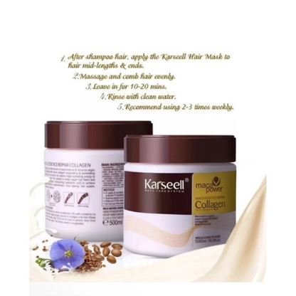 Karseell Hair Repair Mask Argan Oil Conditioning Collagen Keratin Detox