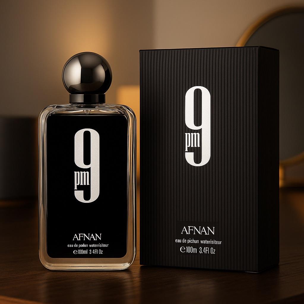 Afnan 9 PM Eau De Parfum 100ml / 3.4oz Men's Long Lasting
